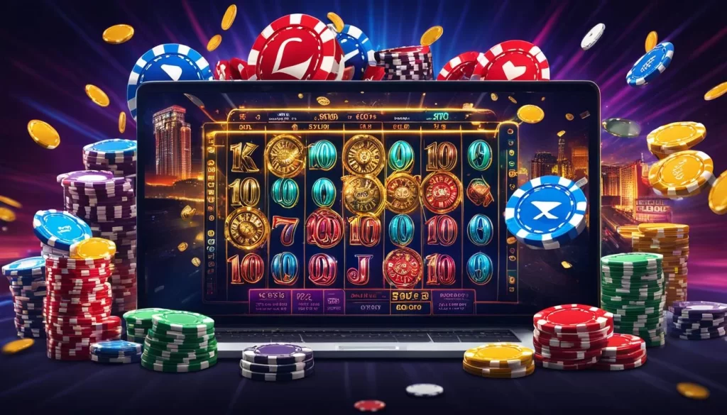 Hình ảnh khuyến mãi và tiền thưởng cho slot game